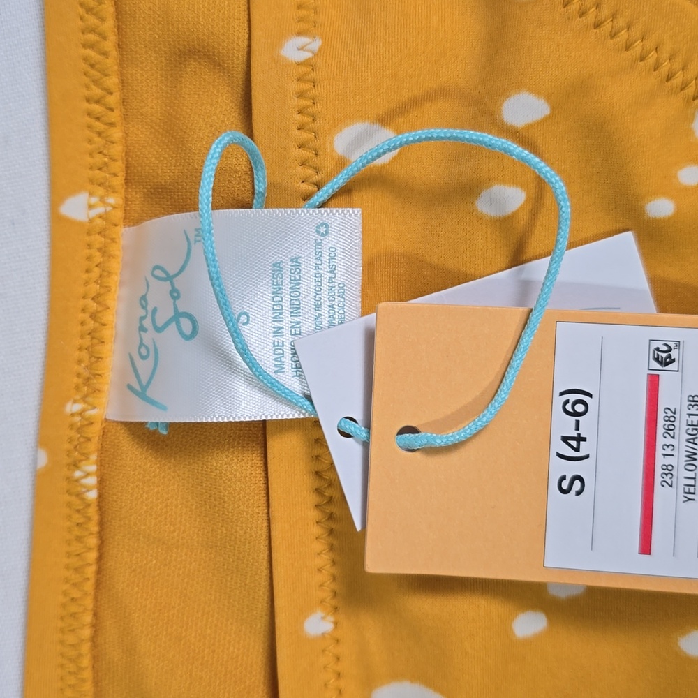 NWT Kona Sol polka dot bikini hipster swimsuit - Picture 4 of 5